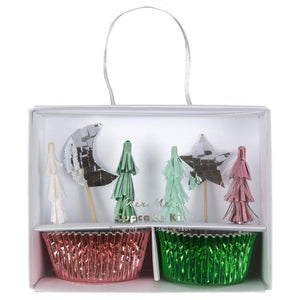 Festive Tree <br> Christmas Cupcake Kit (24) - Sweet Maries Party Shop