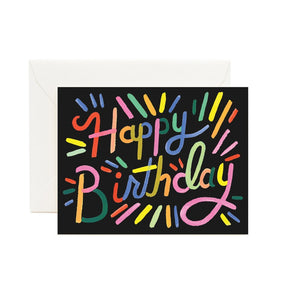 Fireworks Birthday <br> Birthday Card - Sweet Maries Party Shop