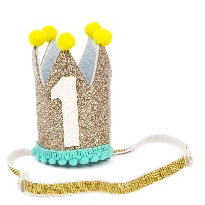 First Birthday <br> Gold Crown - Sweet Maries Party Shop