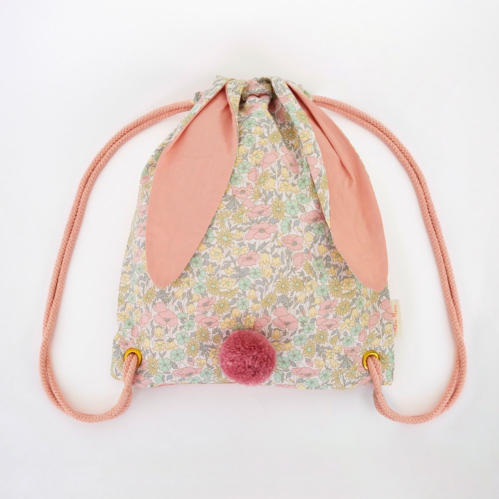 Floral Bunny <br> Liberty Fabric Backpack - Sweet Maries Party Shop