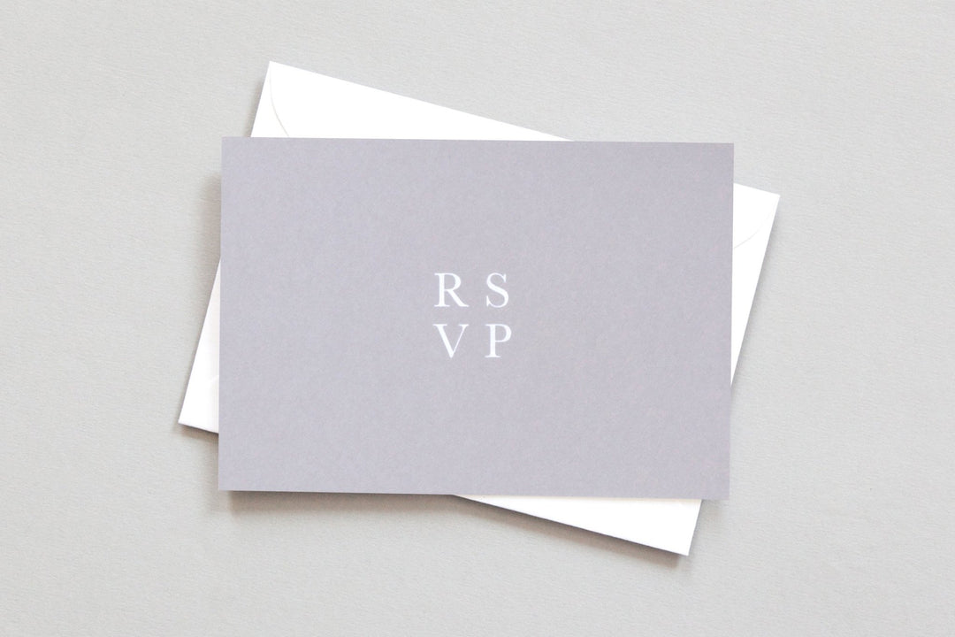 Foil Blocked RSVP <br> Card - Sweet Maries Party Shop