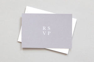 Foil Blocked RSVP <br> Card - Sweet Maries Party Shop