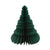 Forest Green Christmas Tree <br> Honeycomb Decoration - Sweet Maries Party Shop
