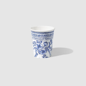 French Toile <br> Cups (10pc) - Sweet Maries Party Shop