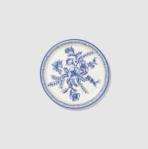 French Toile <br> Small Plates (10pc) - Sweet Maries Party Shop