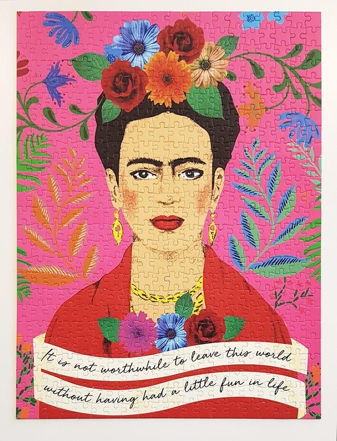 Frida Kahlo <br> 500 pc Jigsaw Puzzle - Sweet Maries Party Shop