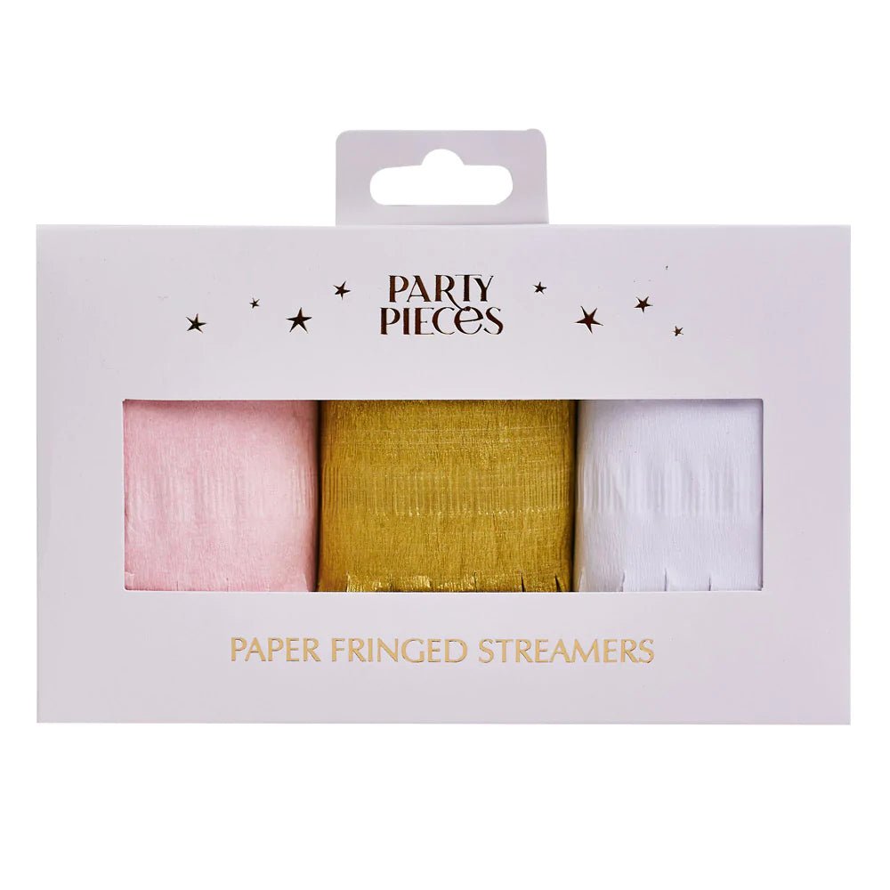 Fringed <br> Paper Streamers - Sweet Maries Party Shop