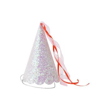 Full Size Princess <br> Glitter Party Hats - Sweet Maries Party Shop