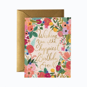 Garden Party <br> Birthday Card - Sweet Maries Party Shop