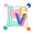 Gigi Locked In Love <br>  Embroidered Cushion Multi <br> Bombay Duck