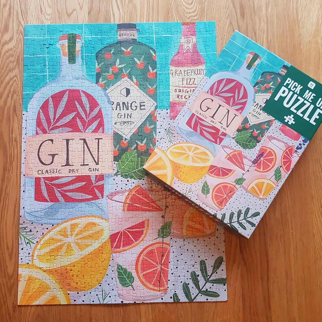 Gin <br> 500 pc Jigsaw Puzzle - Sweet Maries Party Shop