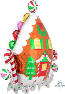 Gingerbread House <br> 30”/ 76cm Tall - Sweet Maries Party Shop