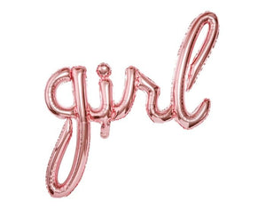 Girl <br> Balloon Banner - Sweet Maries Party Shop