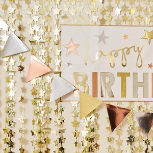 Glitter & Foil <br> Party Bunting - Sweet Maries Party Shop