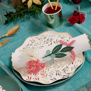Gold Leaf <br> Dinner Plates - Sweet Maries Party Shop