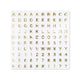 Gold Say Everything <br> Nail Stickers - Sweet Maries Party Shop