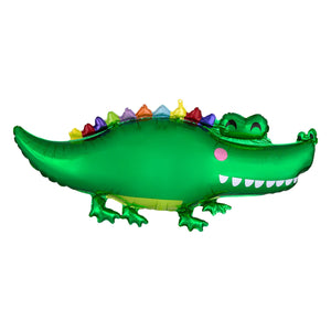 Green Happy Gator <br> 42”/106cm Wide - Sweet Maries Party Shop