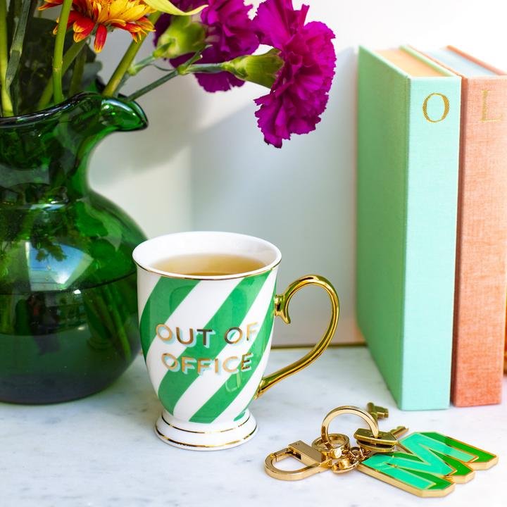 Green Portofino Mug <br> Out Of Office - Sweet Maries Party Shop