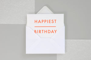 Happiest Birthday <br> Foil Block Card - Sweet Maries Party Shop