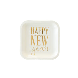 Happy New Year <br> 7" Plates (12) - Sweet Maries Party Shop