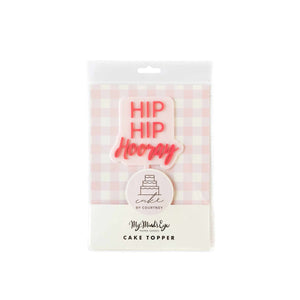 Hip Hip Hooray <br> Cake Topper - Sweet Maries Party Shop