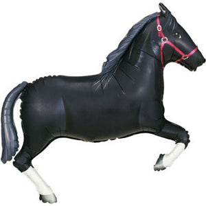 Horse in Black <br> 43”/109cm Wide - Sweet Maries Party Shop