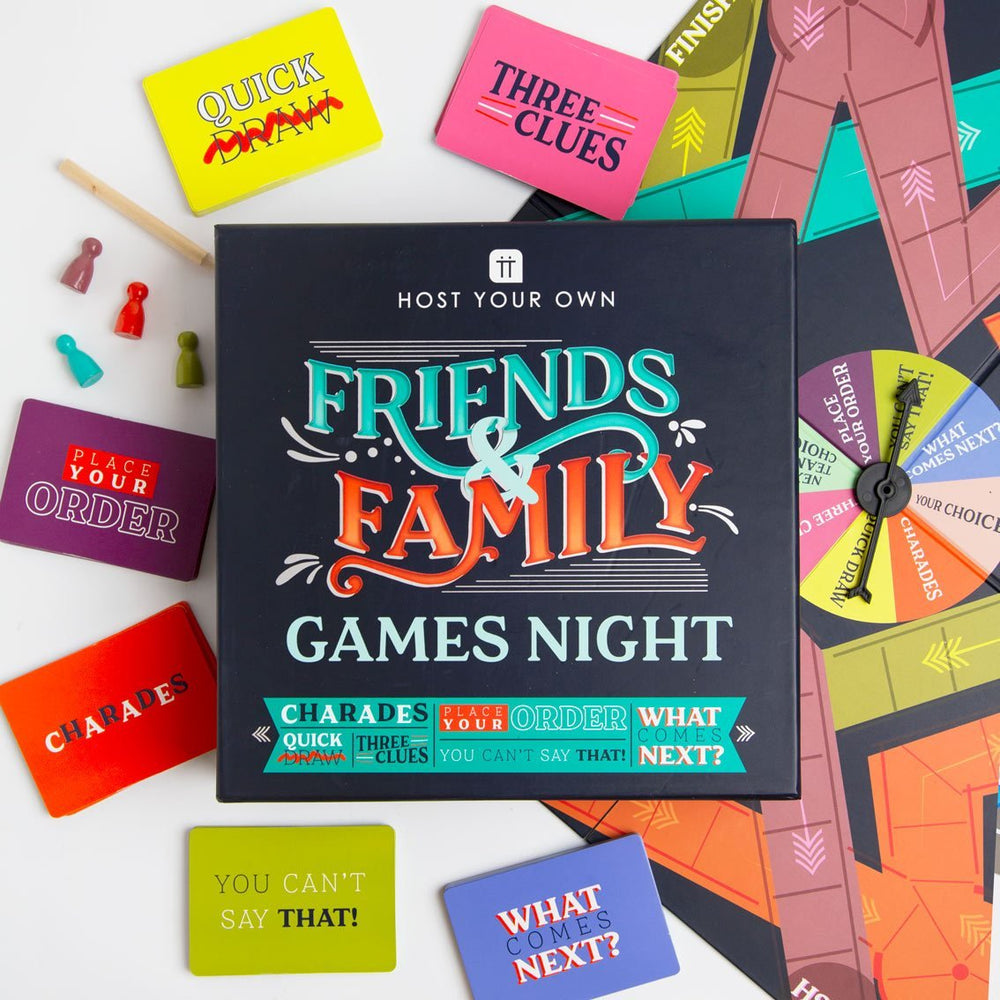 Host Your Own <br> Family Games Night - Sweet Maries Party Shop