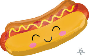 Hot Dog <br> 33"/83cm Wide - Sweet Maries Party Shop