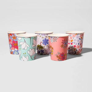 In Full Bloom <br> Cups (10) - Sweet Maries Party Shop