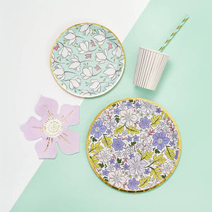 In Full Bloom <br> Large Plates (10) - Sweet Maries Party Shop