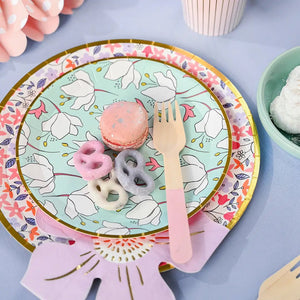 In Full Bloom <br> Small Plates (10) - Sweet Maries Party Shop