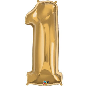 Inflated Gold <br> Giant Birthday Number - Sweet Maries Party Shop