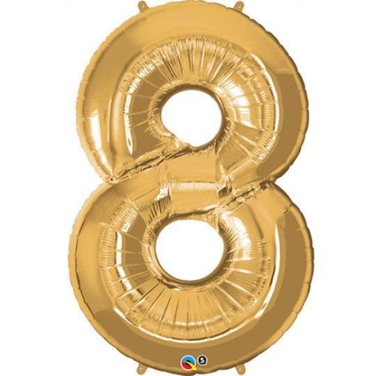 Inflated Gold <br> Giant Birthday Number - Sweet Maries Party Shop