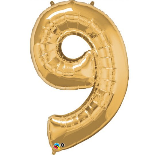 Inflated Gold <br> Giant Birthday Number - Sweet Maries Party Shop