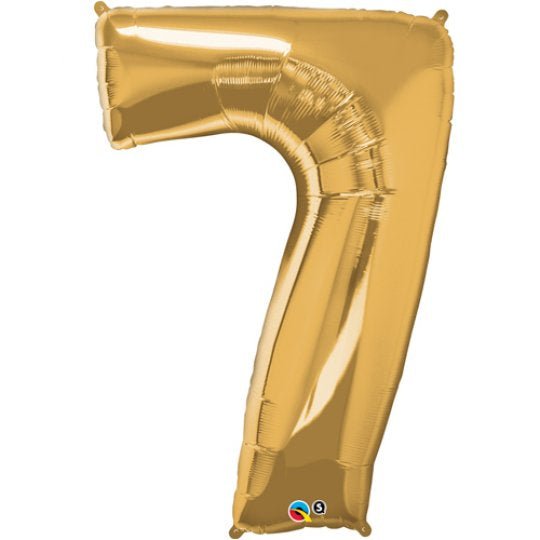 Inflated Gold <br> Giant Birthday Number - Sweet Maries Party Shop