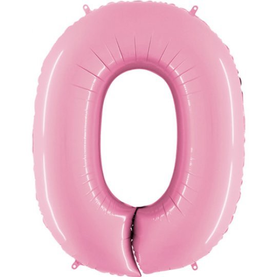 Inflated Pastel Pink <br> Giant Birthday Number - Sweet Maries Party Shop