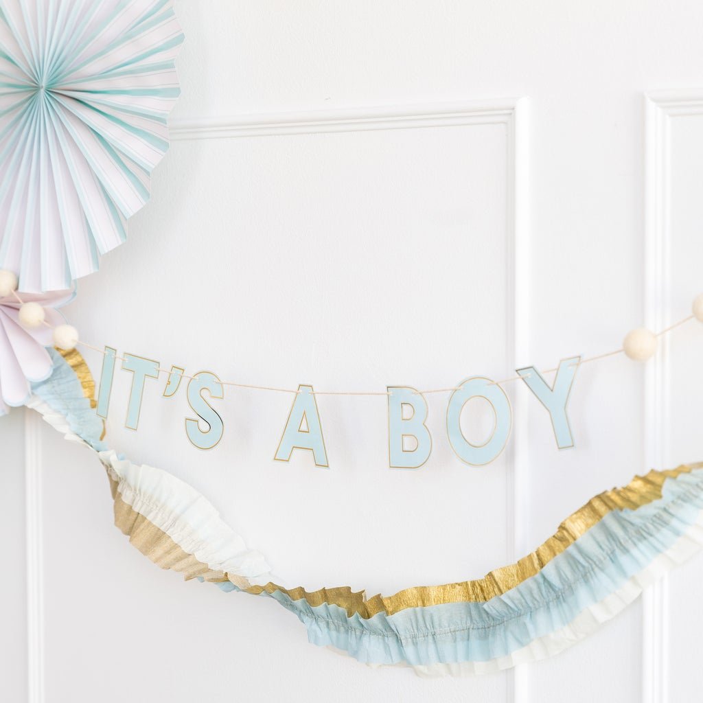 It’s A Boy <br> Garland - Sweet Maries Party Shop