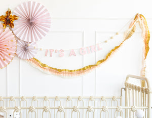 It’s A Girl <br> Garland - Sweet Maries Party Shop