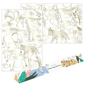 Jungle <br> Colouring Posters - Sweet Maries Party Shop