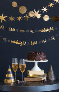 Kiss Me At Midnight <br> Banner - Sweet Maries Party Shop