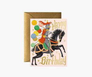 Knight <br> Birthday Card - Sweet Maries Party Shop
