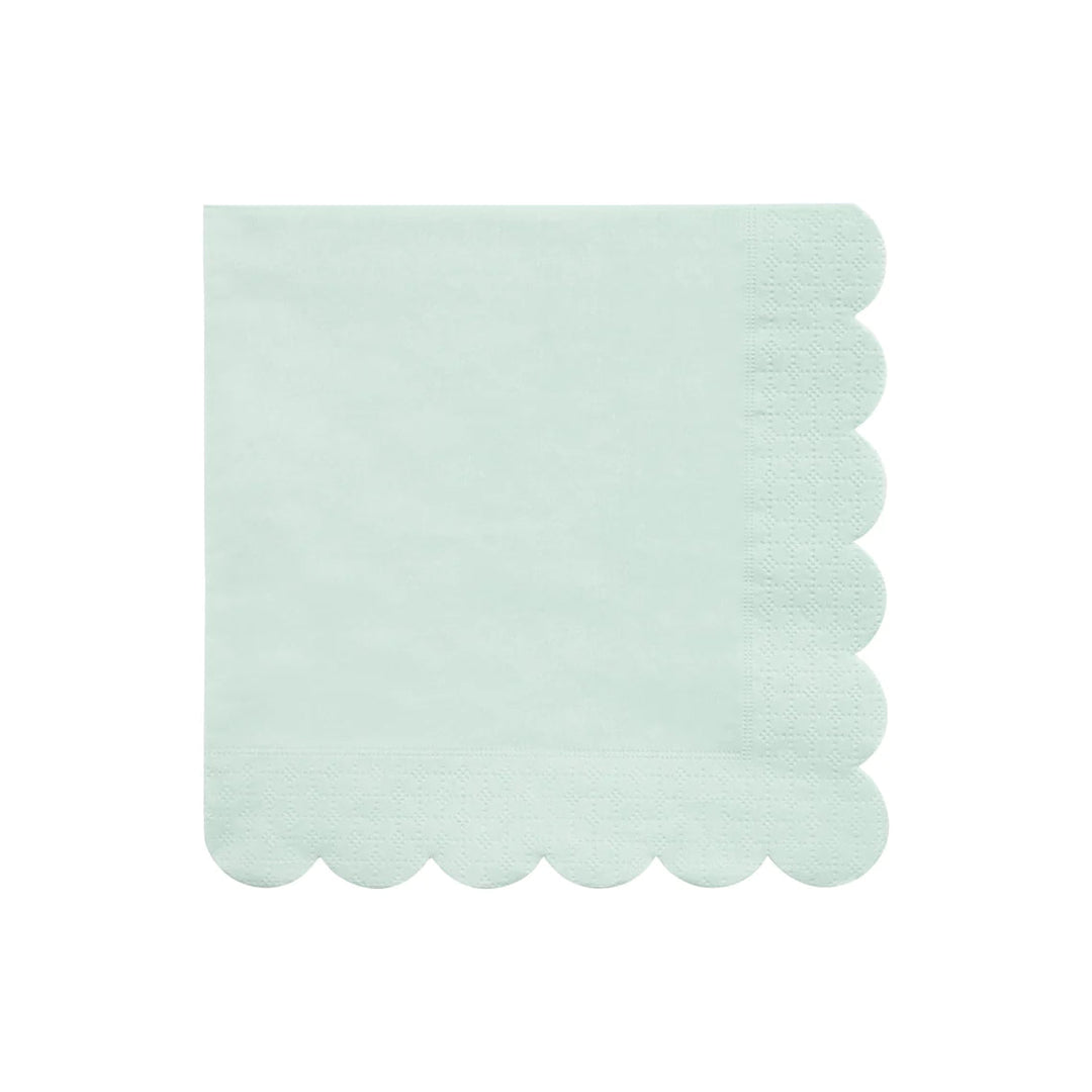 Large Mint Sorbet <br> Napkins (20) - Sweet Maries Party Shop