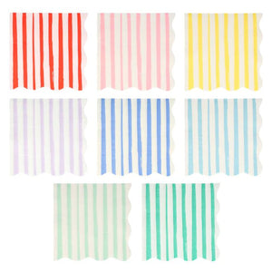 Large Mixed Stripe <br> Napkins (16) - Sweet Maries Party Shop