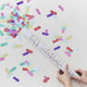 Large Multi-coloured Biodegradable <br> Confetti Shooter - Sweet Maries Party Shop