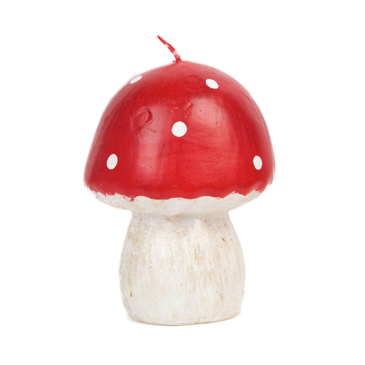 Large Red <br> Toadstool Candle - Sweet Maries Party Shop