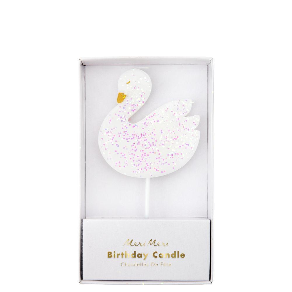 Large Swan <br> Candle - Sweet Maries Party Shop