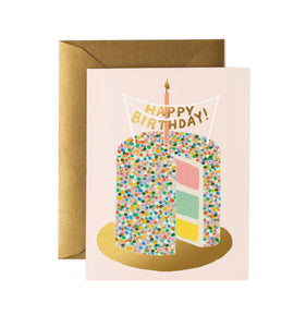 Layer Cake <br> Birthday Card - Sweet Maries Party Shop