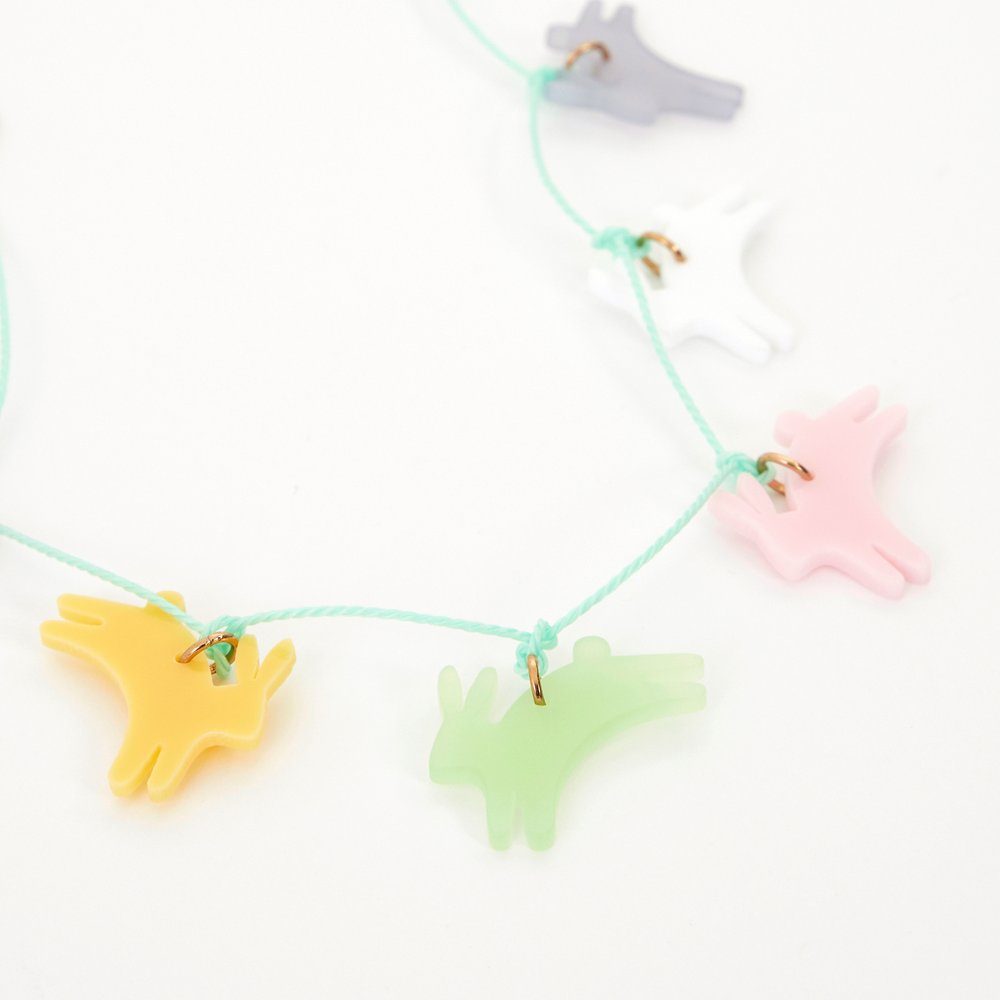 Leaping Bunny <br> Necklace - Sweet Maries Party Shop