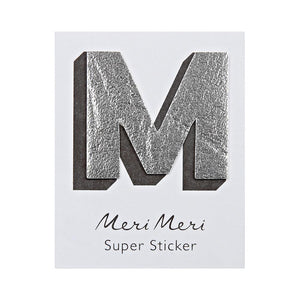 Leatherette Alphabet Sticker M - Sweet Maries Party Shop