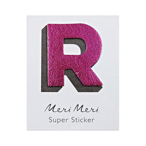 Leatherette Alphabet Sticker R - Sweet Maries Party Shop